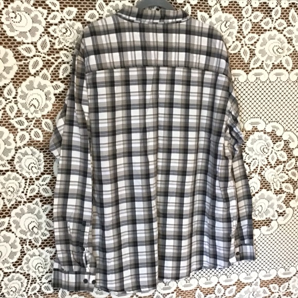 Columbia Plaid Shirt Button Up 2XTall - Picture 2 of 6